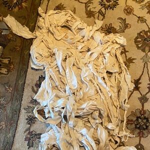 Handmade mummy costume M/L beige/Tan Fabric Strip2 piece